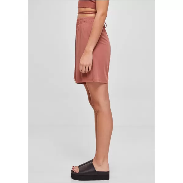  Dámské kraťasy URBAN CLASSICS TB4362 TERRACOTTA 