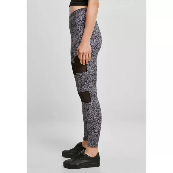  Dámské legíny URBAN CLASSICS TB4005 BLACK ZEN 