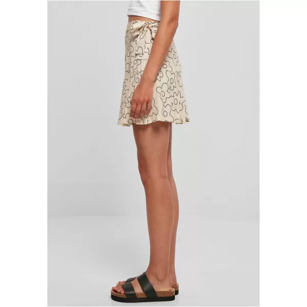  Dámská sukně URBAN CLASSICS TB4367 SOFT SEA GRASS FLOWER 