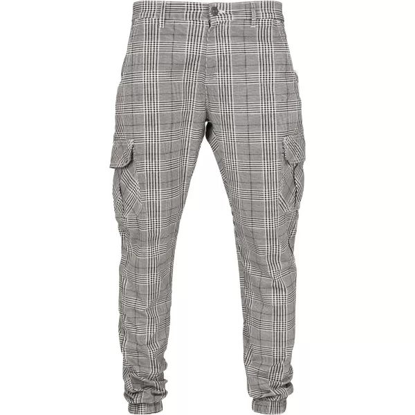  Pánské kalhoty URBAN CLASSICS TB3138 WHITE/BLACK 