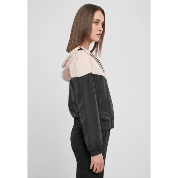  Dámská bunda URBAN CLASSICS TB3638 LIGHT PINK/BLACK 