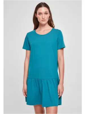 Dámské šaty URBAN CLASSICS TB4104 WATER GREEN