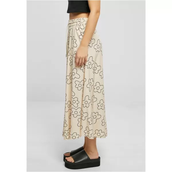  Dámská sukně URBAN CLASSICS TB4099 SOFT SEA GRASS FLOWER 