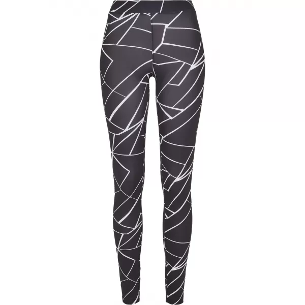  Dámské legíny URBAN CLASSICS TB3786 GEOMETRIC BLACK 
