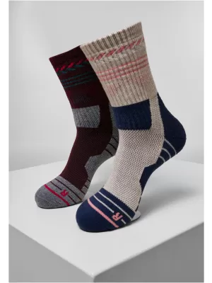 Ponožky URBAN CLASSICS TB3742 BLUE/GREY