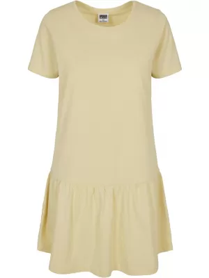 Dámské šaty URBAN CLASSICS TB4104 SOFT YELLOW