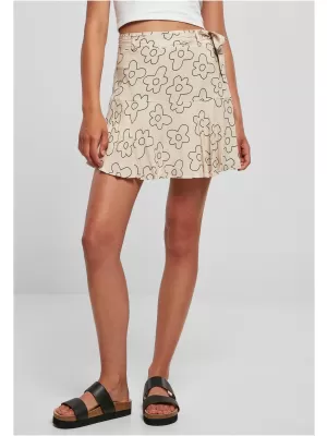 Dámská sukně URBAN CLASSICS TB4367 SOFT SEA GRASS FLOWER