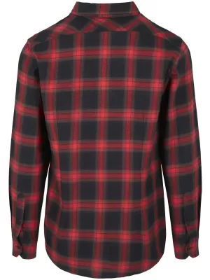 Pánská košile URBAN CLASSICS TB3195 BLACK/RED