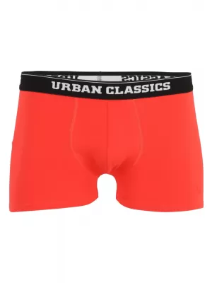 Pánské boxerky URBAN CLASSICS TB4503 NICOLAUS AOP/TREEGREEN/POPRED