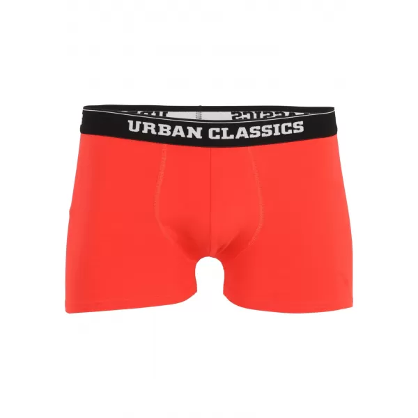  Pánské boxerky URBAN CLASSICS TB4503 NICOLAUS AOP/TREEGREEN/POPRED 