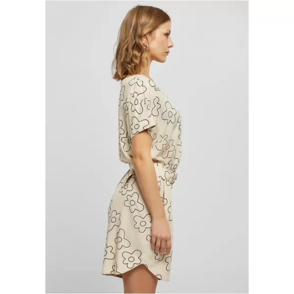  Dámský overal URBAN CLASSICS TB4096 SOFT SEA GRASS FLOWER 