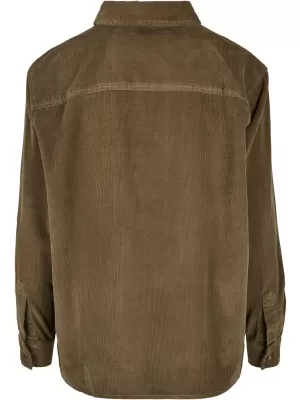 Dámská košile URBAN CLASSICS TB3755 OLIVE