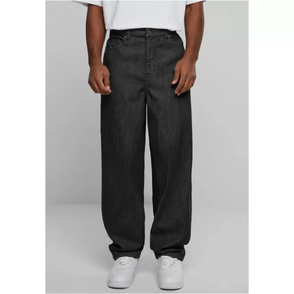  Pánské džíny URBAN CLASSICS TB4461 BLACK ACID WASHED 