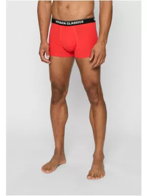 Pánské boxerky URBAN CLASSICS TB4503 NICOLAUS AOP/TREEGREEN/POPRED