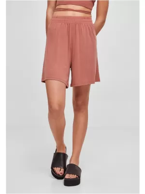 Dámské kraťasy URBAN CLASSICS TB4362 TERRACOTTA