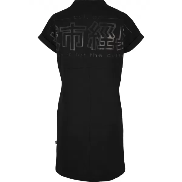  Dámské šaty URBAN CLASSICS TB4089 BLACK/BLACK 