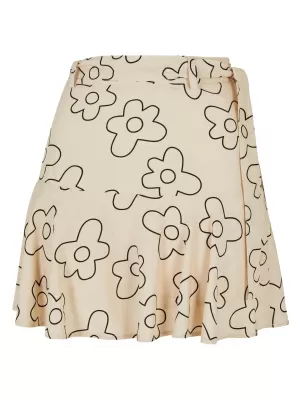 Dámská sukně URBAN CLASSICS TB4367 SOFT SEA GRASS FLOWER