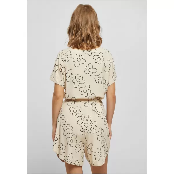  Dámský overal URBAN CLASSICS TB4096 SOFT SEA GRASS FLOWER 