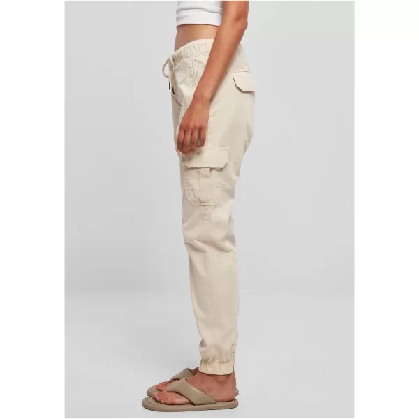  Dámské kalhoty URBAN CLASSICS TB3626 WHITE/SAND 