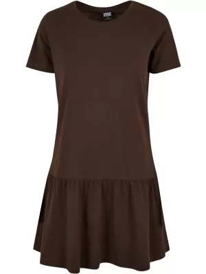 Dámské šaty URBAN CLASSICS TB4104 BROWN