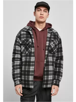 Pánská bunda URBAN CLASSICS TB3805 BLACK/WHITE