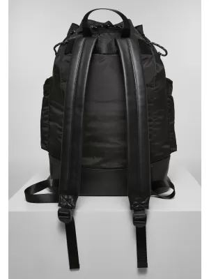 Batoh URBAN CLASSICS TB3854 BLACK/WHITE