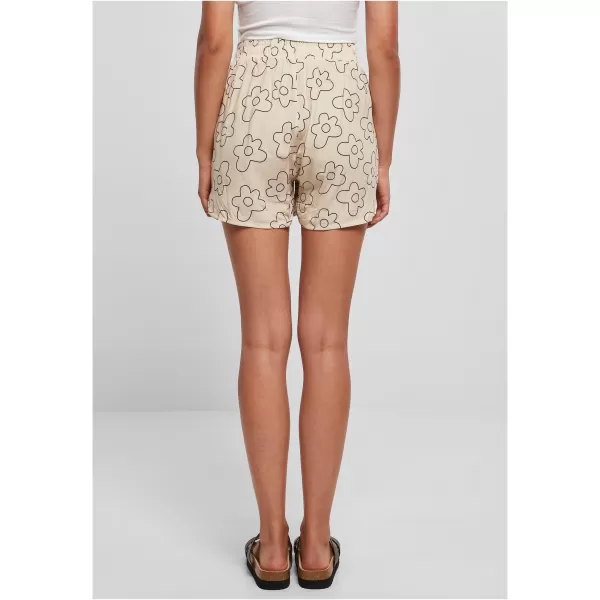  Dámské kraťasy URBAN CLASSICS TB3435 SOFT SEA GRASS FLOWER 