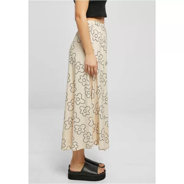  Dámská sukně URBAN CLASSICS TB4099 SOFT SEA GRASS FLOWER 