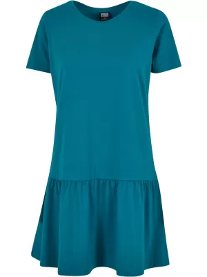 Dámské šaty URBAN CLASSICS TB4104 WATER GREEN