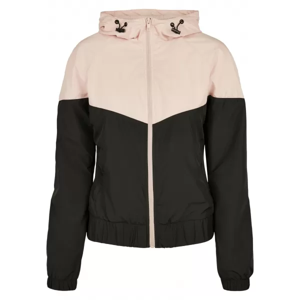  Dámská bunda URBAN CLASSICS TB3638 LIGHT PINK/BLACK 