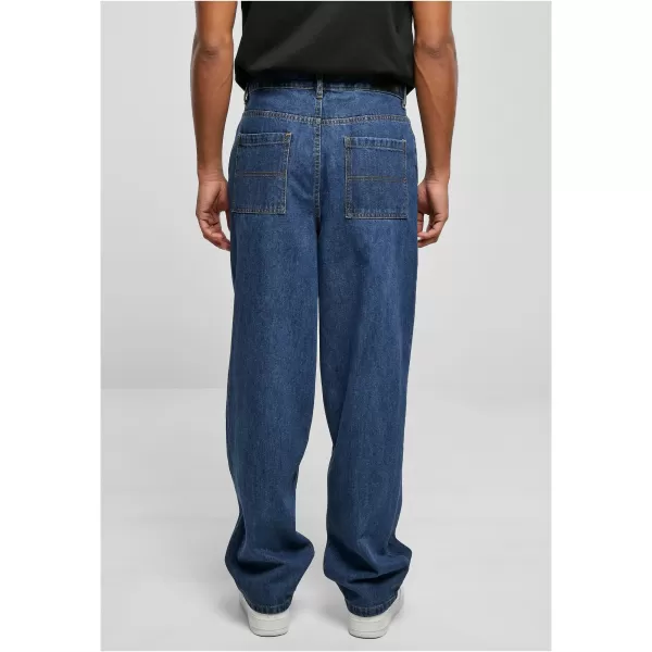  Pánské džíny URBAN CLASSICS TB4461 MID INDIGO WASHED 