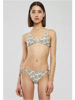 Dámské plavky URBAN CLASSICS TB4107 BLACK FLOWER