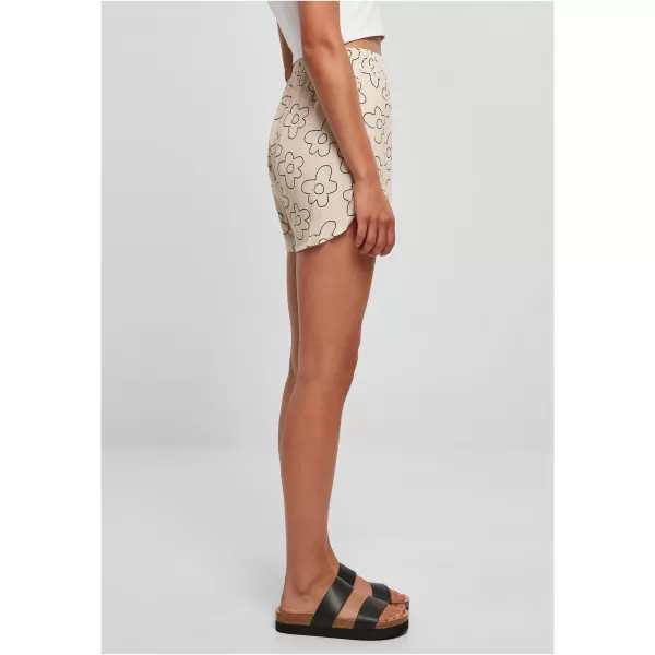  Dámské kraťasy URBAN CLASSICS TB3435 SOFT SEA GRASS FLOWER 