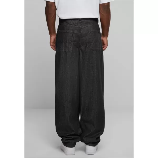  Pánské džíny URBAN CLASSICS TB4461 BLACK ACID WASHED 