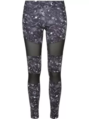 Dámské legíny URBAN CLASSICS TB4005 BLACK UNIVERSE