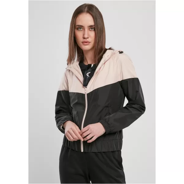  Dámská bunda URBAN CLASSICS TB3638 LIGHT PINK/BLACK 