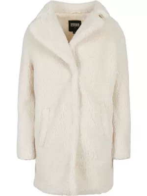 Dámský kabát URBAN CLASSICS TB3058 WHITE/SAND