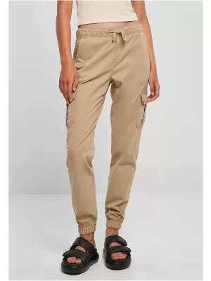 Dámské kalhoty URBAN CLASSICS TB3626 UNION BEIGE