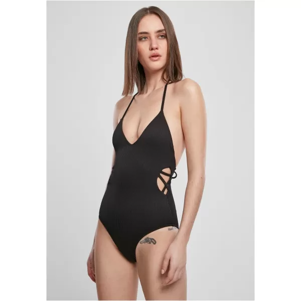  Dámské plavky URBAN CLASSICS TB3464 BLACK 
