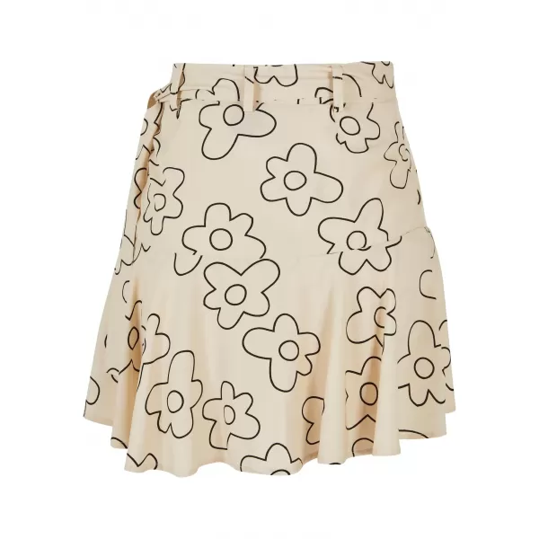  Dámská sukně URBAN CLASSICS TB4367 SOFT SEA GRASS FLOWER 