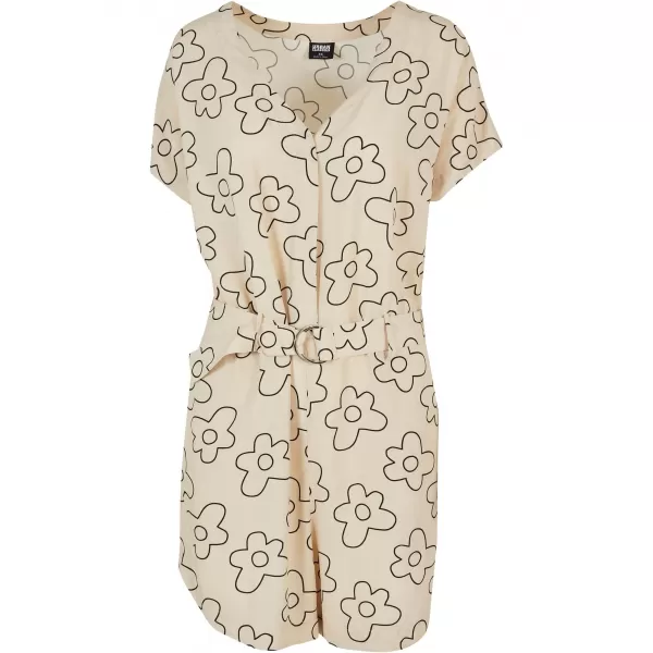  Dámský overal URBAN CLASSICS TB4096 SOFT SEA GRASS FLOWER 