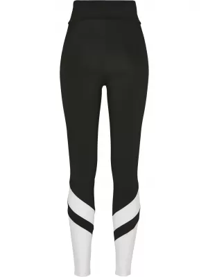 Dámské legíny URBAN CLASSICS TB3635 BLACK/WHITE