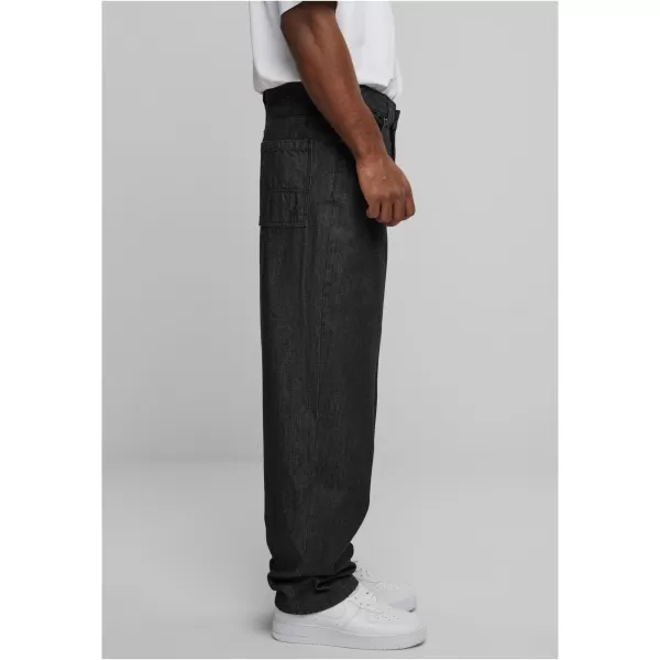  Pánské džíny URBAN CLASSICS TB4461 BLACK ACID WASHED 