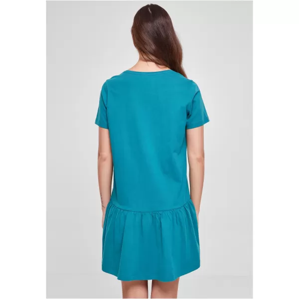  Dámské šaty URBAN CLASSICS TB4104 WATER GREEN 