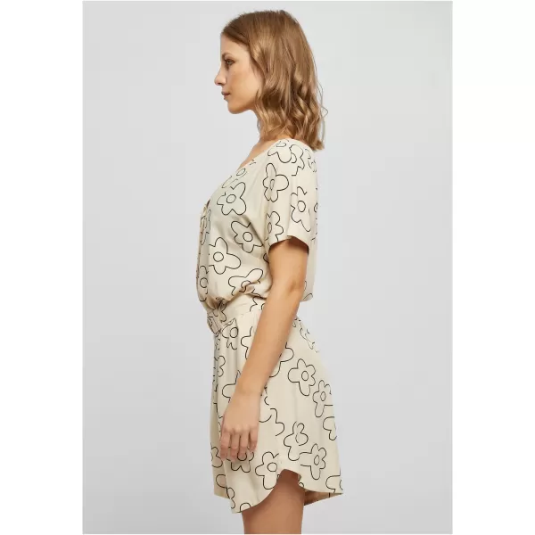  Dámský overal URBAN CLASSICS TB4096 SOFT SEA GRASS FLOWER 