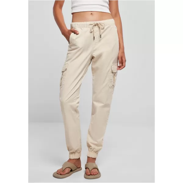  Dámské kalhoty URBAN CLASSICS TB3626 WHITE/SAND 