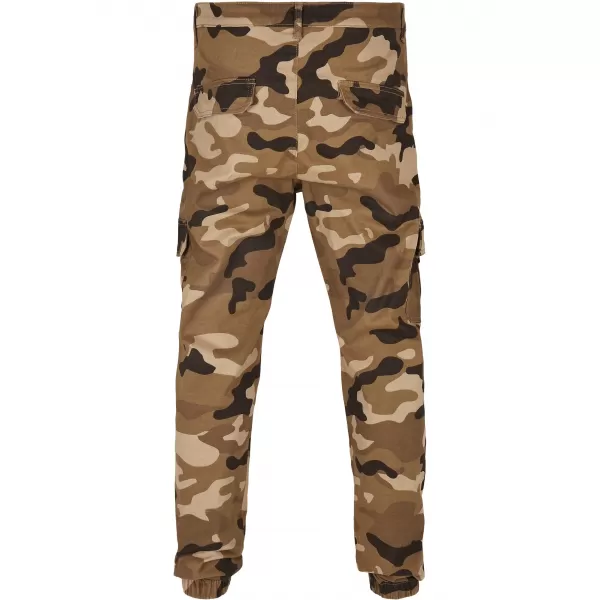  Pánské kalhoty URBAN CLASSICS TB3137 DARK GROUND CAMO 