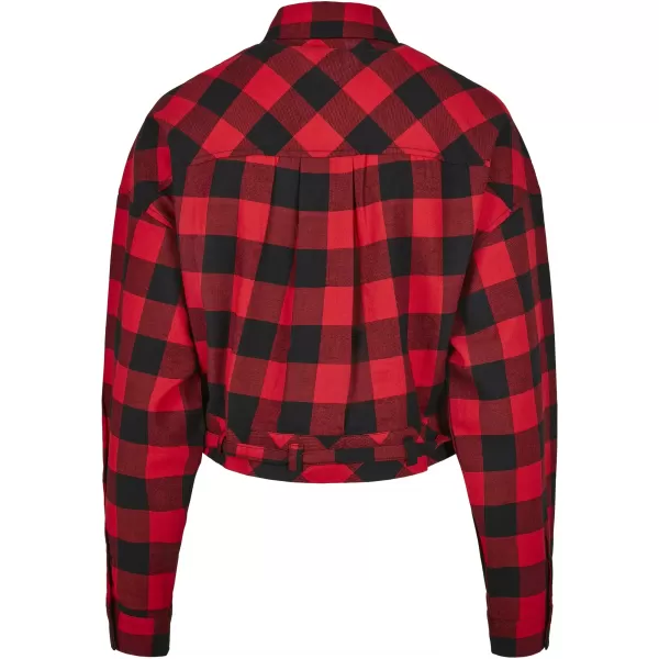  Dámská košile URBAN CLASSICS TB3753 BLACK/RED 