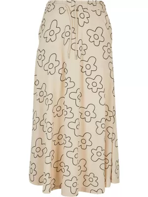 Dámská sukně URBAN CLASSICS TB4099 SOFT SEA GRASS FLOWER