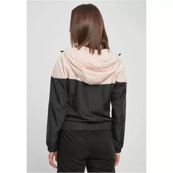  Dámská bunda URBAN CLASSICS TB3638 LIGHT PINK/BLACK 